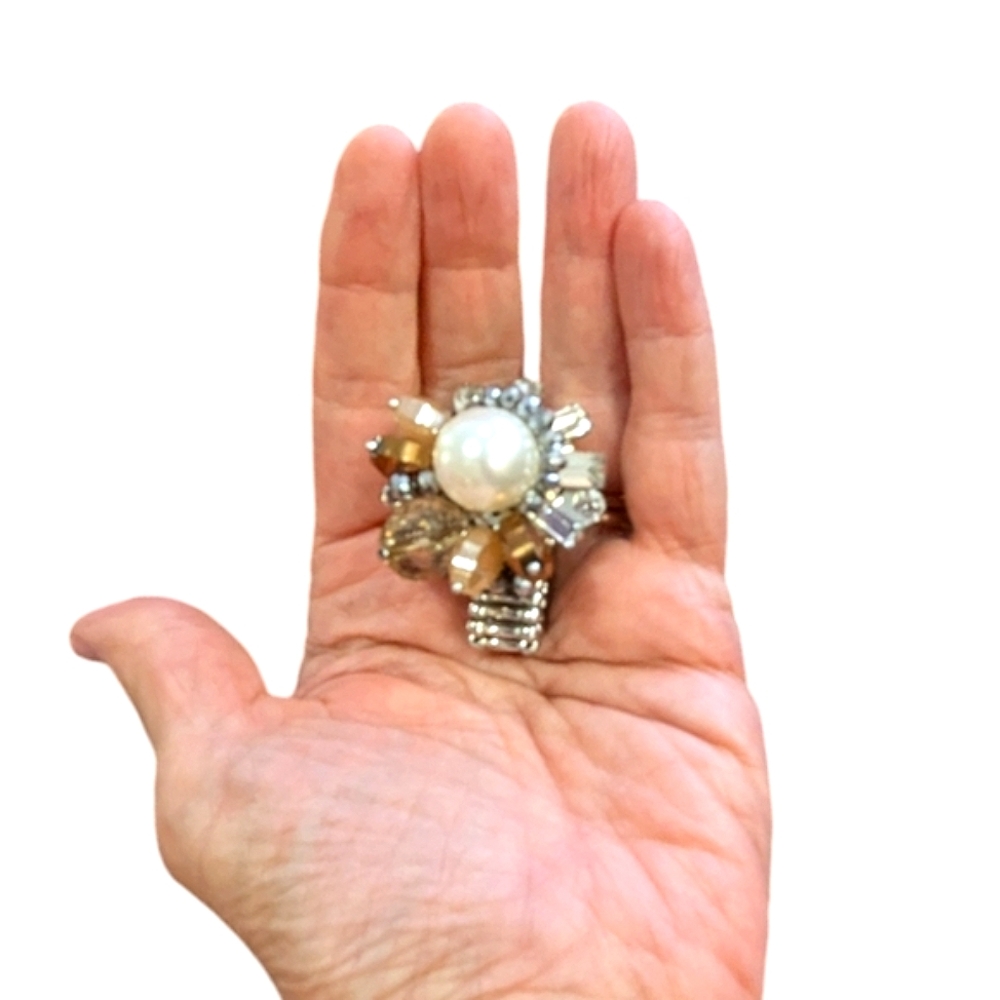 Vintage Diva Ring Statement Piece Gala Special Ev… - image 3